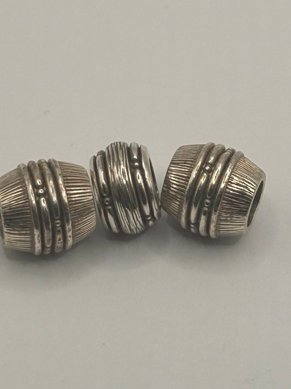 Brighton lot of 3 CUPOLA BEADS  2 BEADS 1 SPACER   NWOT